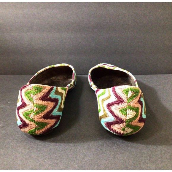 Women's Sandal Steve Madden Ibiza Flat Sz 8M Colorful Pointed Toe Loafer - Picture 3 of 7
